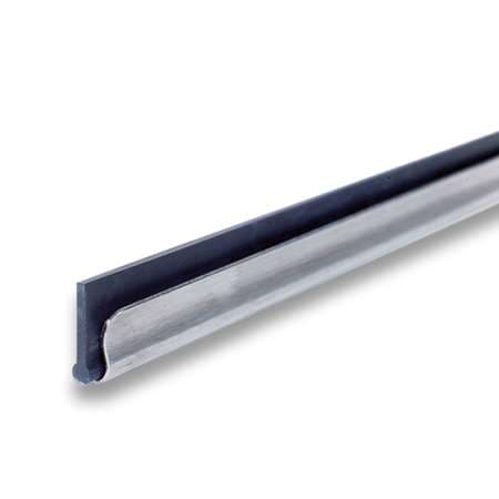 BARRETTE INOX VITRE 25CM AVEC CAOUTCHOUC HARD   MOERMAN