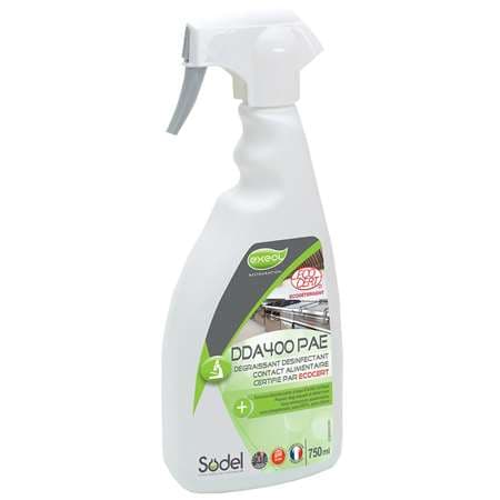 DDA400 PAE: DEGRAISSANT DESINFECTANT ALIM 'ECOCERT' 750ML