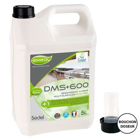 DMS+ 600: DEGRAISSANT PUISSANT ALIMENTAIRE ECOLABEL 5L