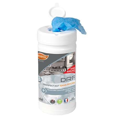DRF LINGETTE: DESINFECTANTE SANS RINCAGE ALIMENTAIRE X200