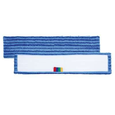 FRANGE MICROFIBRE VELCRO 60CM BLEU "ultra grattante"