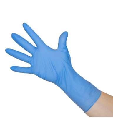 GANT JETABLE NITRILE MANCHETTE LONGUE X100 TAILLE S