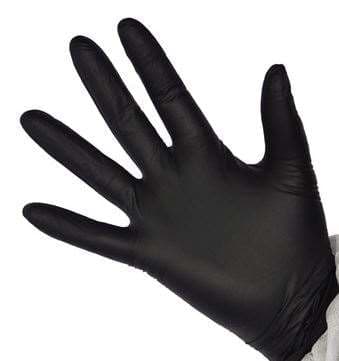 GANT JETABLE NITRILE X100 TAILLE S  "NOIR"