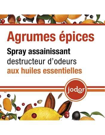PARFUM D'ATMOSPHERE "AGRUMES EPICES" 500ML JODOR