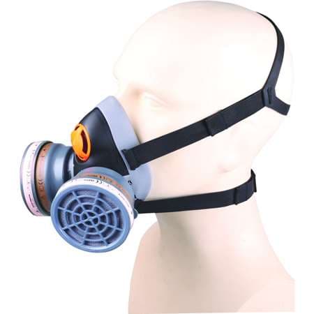 M6400 JUPITER: DEMI MASQUE RESPIRATOIRE+2 GALETTES A2 P3