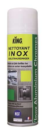 NETTOYANT INOX ALIMENTAIRE 500ML KING