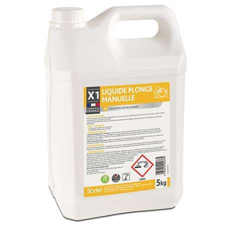PLONGE X1: DETERGENT LAVAGE MANUEL CONCENTRE 5L