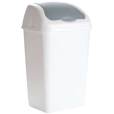 POUBELLE ALTHEA 35L BLANC