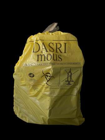 SAC POUBELLE 30L JAUNE DASRI (18 microns) X500