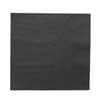 SERVIETTE 2 PLIS LISSE 40X40 NOIR X1600