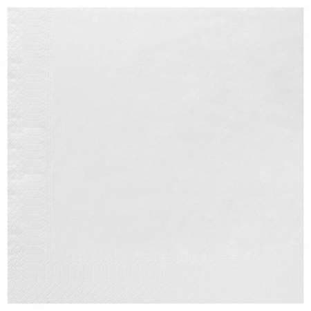 SERVIETTE 48X48CM BLANCHE 2 PLI X800