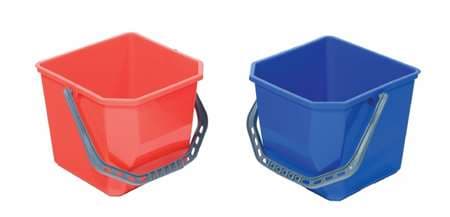 SEAU CARRE 15L ROUGE
