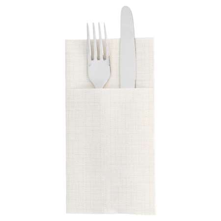 SERVIETTE DRY COTTON KANGOUROU 40X40CM X700 IVOIRE