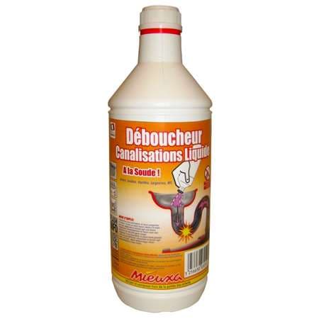 DEBOUCHEUR CANALISATION LIQUIDE A LA SOUDE 1L  MIEUXA