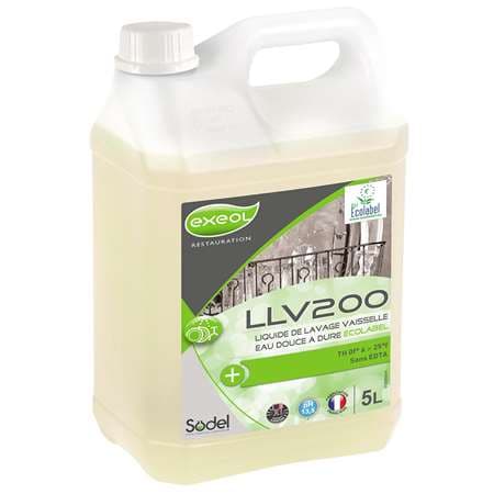 LLV200: LIQUIDE DE LAVAGE EAUX DURES  5L   ECOLABEL