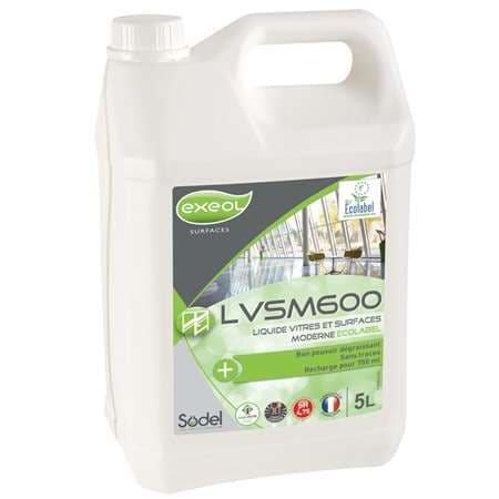 LVSM600: VITRES/SURFACES MODERNES ECOLABEL 5L