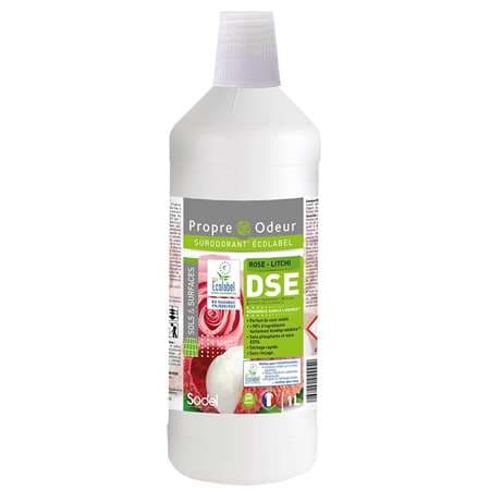 DSE: DETERGENT SURODORANT ROSE-LITCHI ECOLABEL 1L DOSEUR