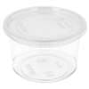 POTS TRAITEUR + COUVERCLES 375 ML TRANSPARENT X250