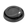COUVERCLES HAUTS POUR GOBELETS 240ML NOIR X100