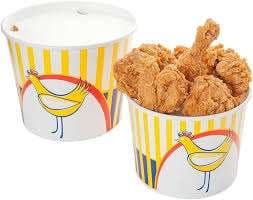 CONTAINERS POULET + COUVERCLES 2550 ML X50