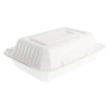 COQUILLES "L" 'BIONIC' 1 L 16x24x7,5 CM NATUREL BAGASSE X50