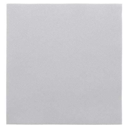 SERVIETTES 55 G/M2 40x40 CM GRIS AIRLAID  X350