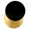 ROND UNI OR/NOIR 32CM X100
