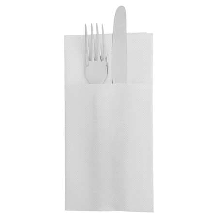 SERVIETTE KANGOUROU 'ECOLAB DOUBLE POINT BLANC X1400