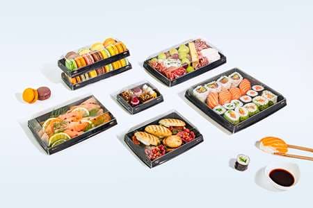 COUVERCLE LUXIFOOD BC1200 FK RPET CRISTAL X480