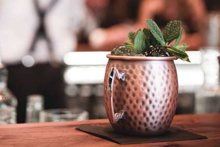 MUG EN CUIVRE MARTELÉ MOSCOW 50 CL