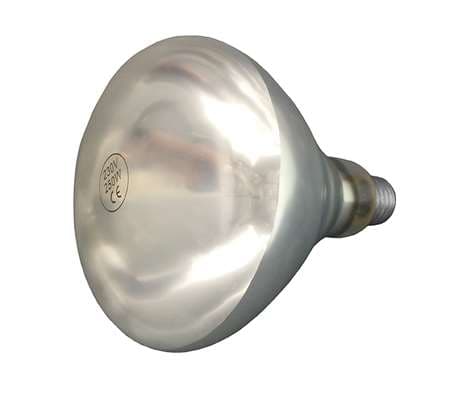 AMPOULE INFRAROUGE BLANCHE LAMPE CHAUFFANTE CULOT E27 250W