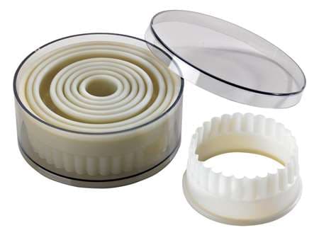 DECOUPOIRS POLYGLASS ROND CANNELES X9