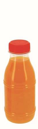 BOUTEILLE PLASTIQUE TRANSPARENT 33CL + BOUCHON X50