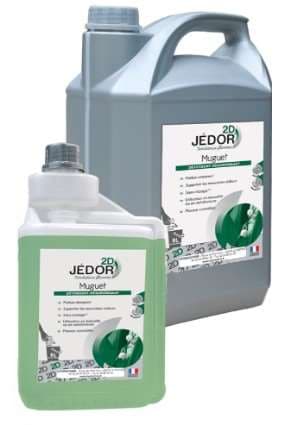 JEDOR 2D : DETERGENT DESODORISANT MUGUET 1L "doseur"