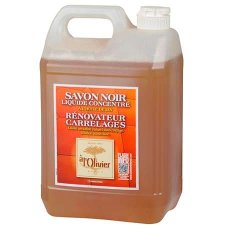 SAVON NOIR A L'HUILE DE LIN 1L
