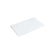 PLANCHE A DECOUPER HACCP 26.5X32.5 BLANC AVEC RIGOLE 120MM