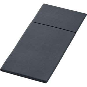 SERVIETTE DUNILETTO SLIM NOIR 40X33 X260