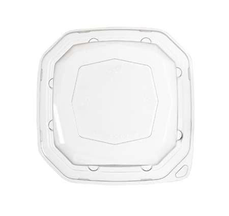 COUVERCLE OCTABAGASSE TRANSPARENT 16X16cm X50