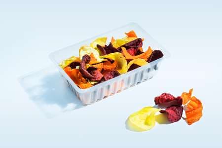 BARQUETTE TRANSLUCIDE PLASTIQUE 375 GR X250