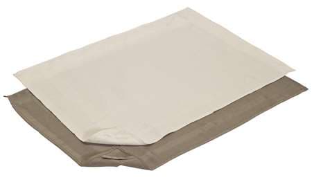 TORCHON MICROFIBRE BLANC 50X70CM  X3