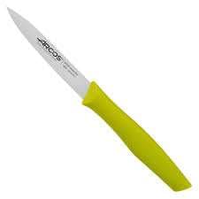 COUTEAU OFFICE LAME LISSE VERT 100MM