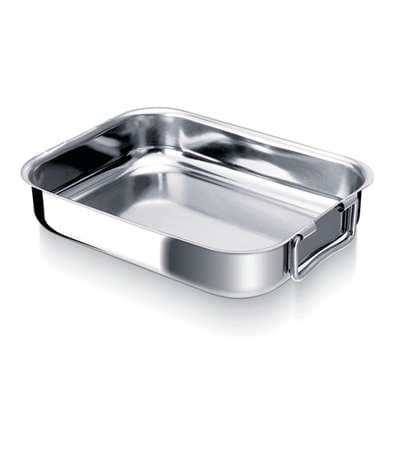 PLAT FOUR INOX 35X26 CM BEKA