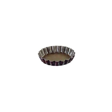 TARTELETTE RONDE CANNELEE AA FOND FIXE 120MM