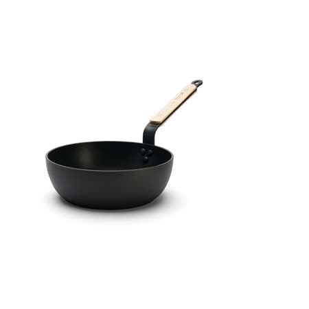 SAUTEUSE BOMBEE CHOC - B BOIS - INDUCTION  24CM