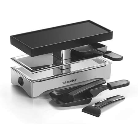 RACLETTE 440W 2 PERS. NATURAMIX + GRILL ALU/INOX