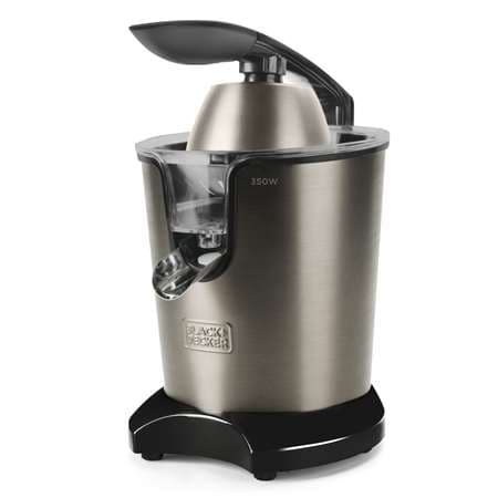PRESSE AGRUMES BLACK ET DECKER 350W 400ML ACIER INOX