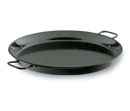 PLAT PAELLA EMAILLE 28 CM