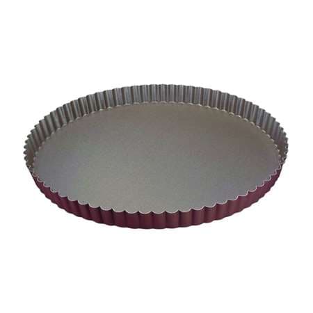 TOURTIERE RONDE CANNELEE - ANTIADHERENTE -  Ø280/270MM H25MM