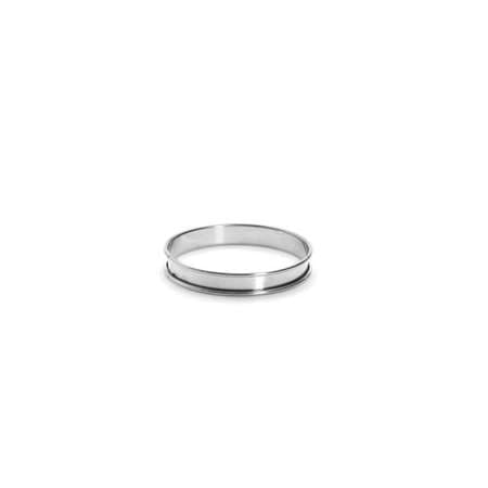 CERCLE A TARTE INOX HT 2CMBD ROULE Ø12