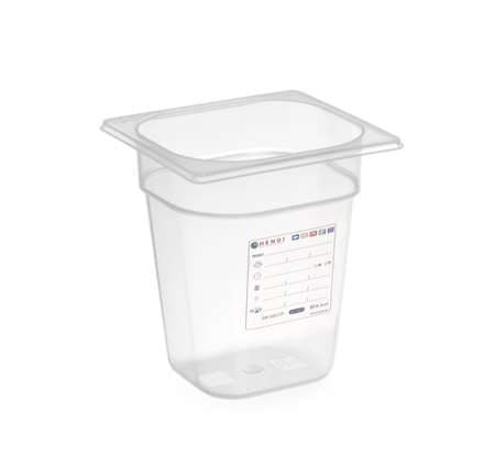 BAC GASTRONOME 1/6 100MM HACCP POLYPROPYLENE